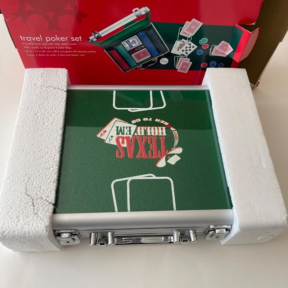 Travel Poker Set with Aluminum Case Target New in Box - Picture 6 of 9